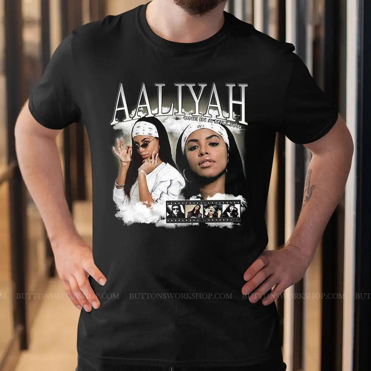 Aaliyah T Shirt Vintage Unisex Tshirt