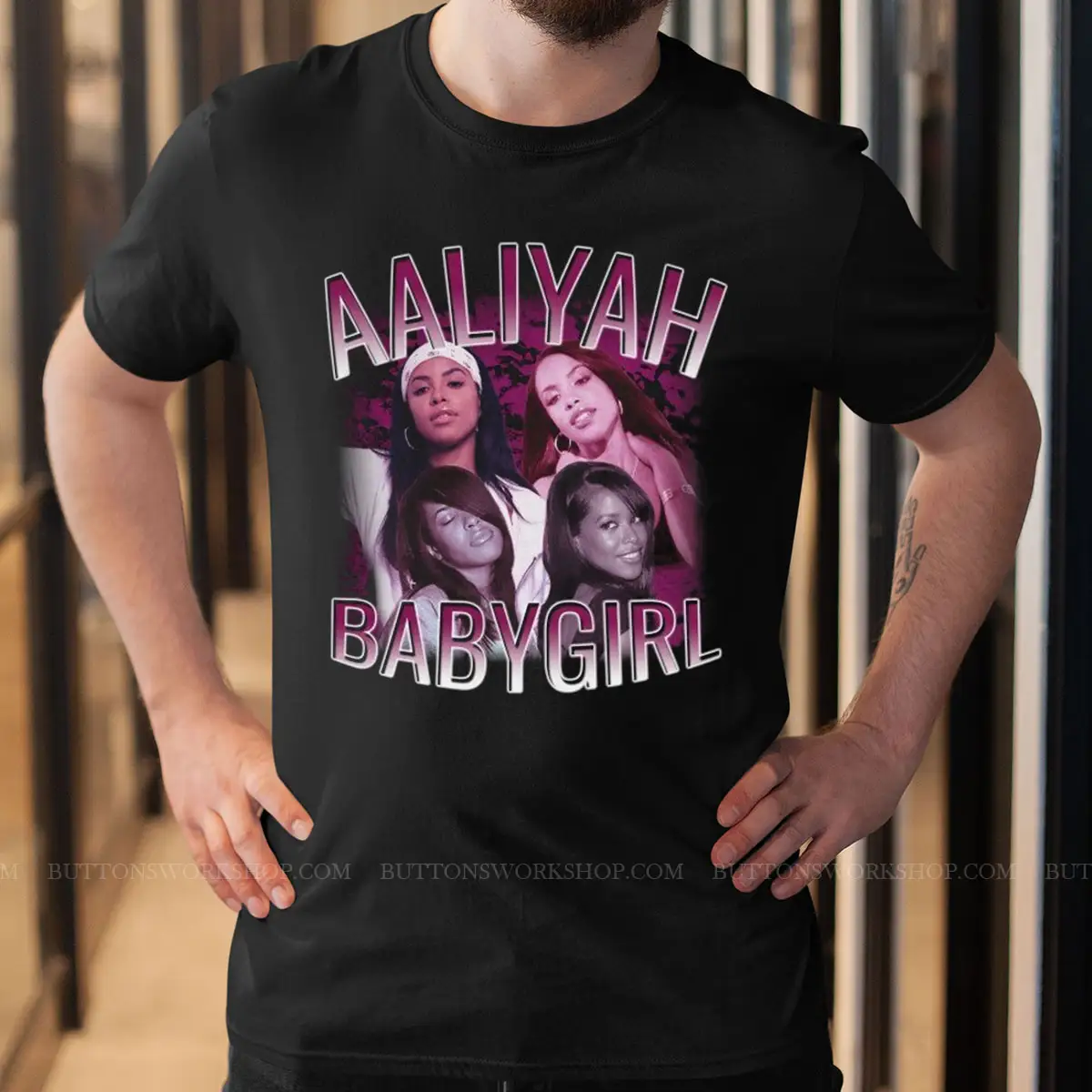 Airbrush Aaliyah Shirt Unisex Tshirt