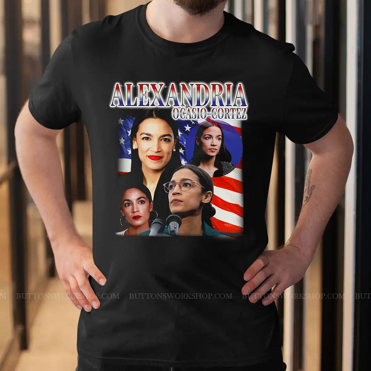Alexandria Ocasio-Cortez See Through Shirt Unisex Tshirt