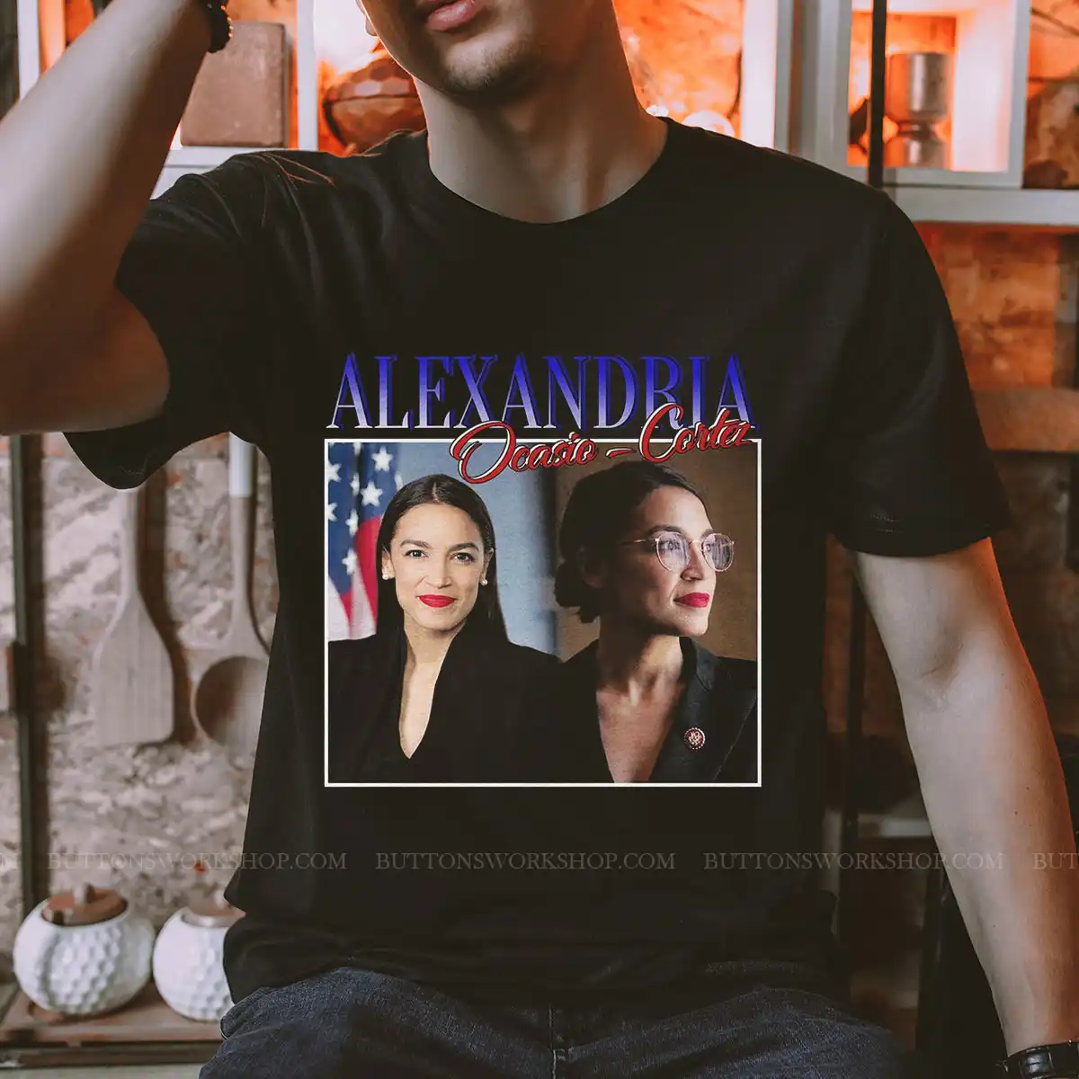 Alexandria Ocasio Cortez See Through Shirt Unisex Tshirt