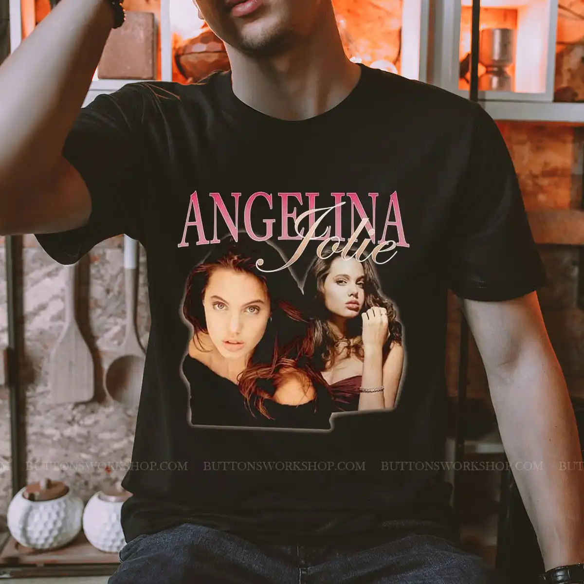 Angelina Jolie Shirt Unisex Tshirt