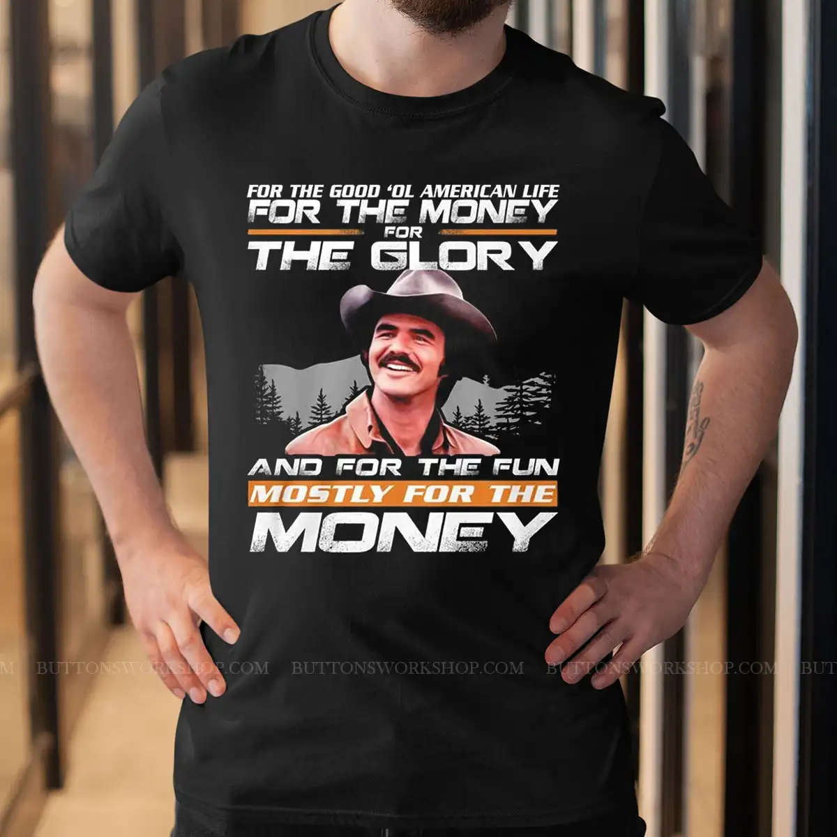 Burt Reynolds Smokey And The Bandit Shirt Unisex Tshirt