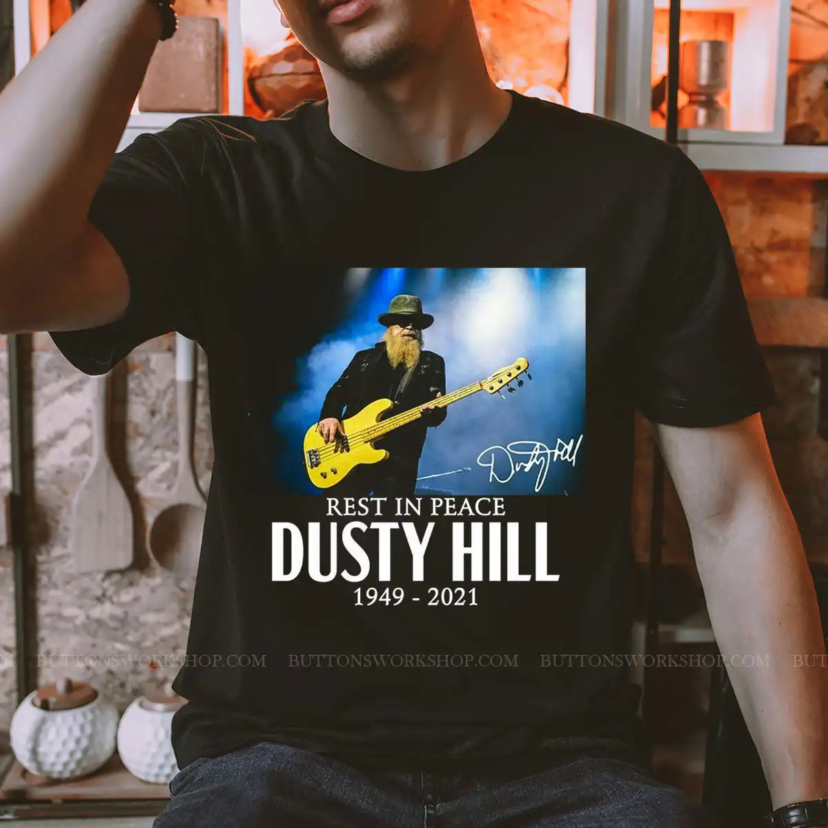 Dusty Hill Shirt Unisex Tshirt