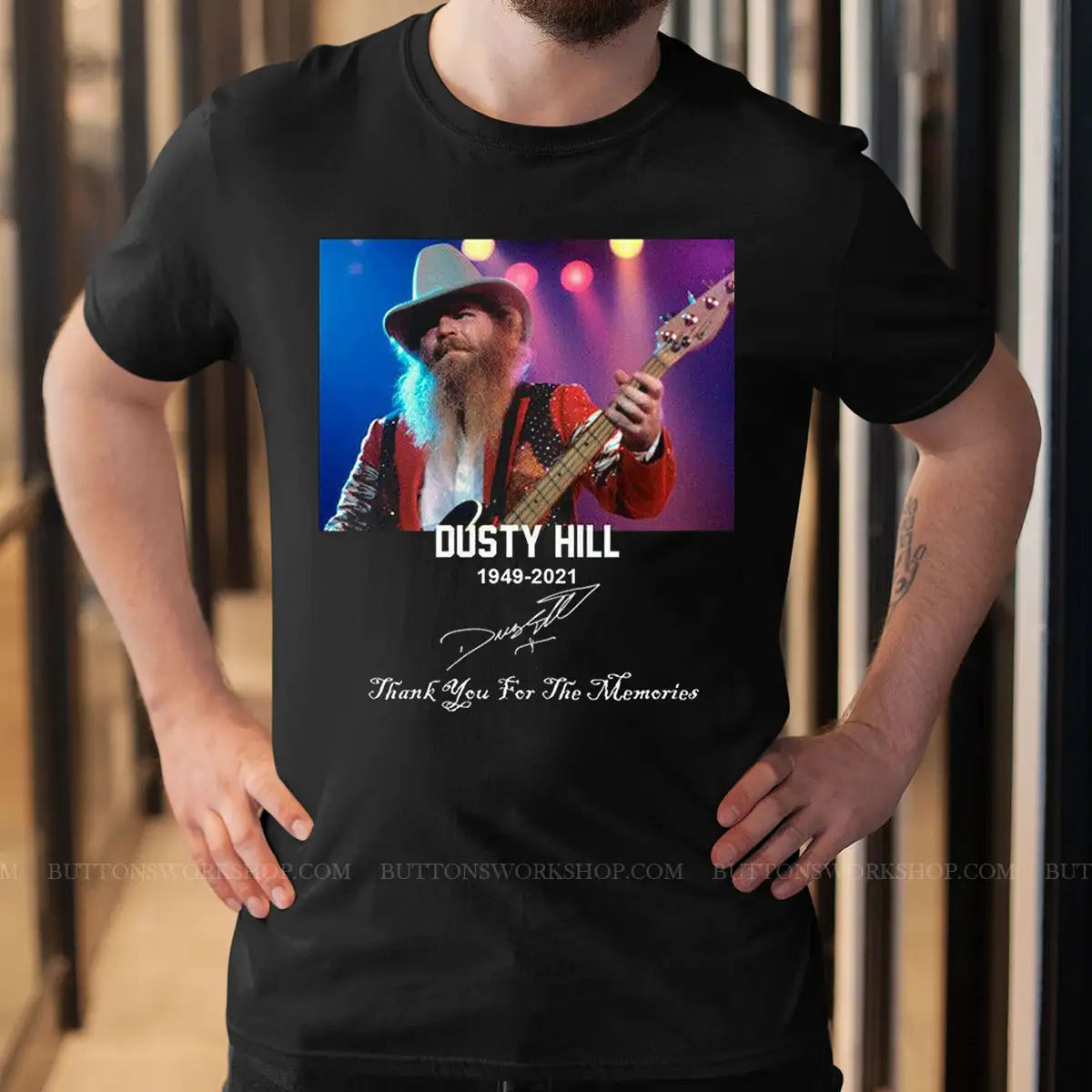 Dusty Hill T Shirt Unisex Tshirt