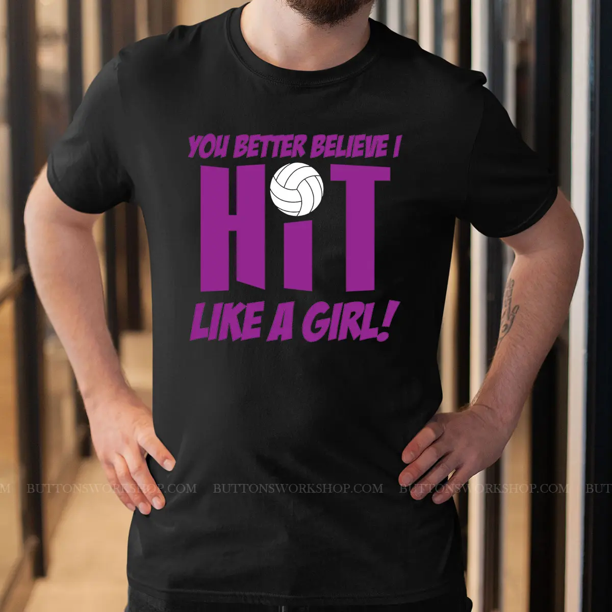 Hit Like A Girl T Shirt Unisex Tshirt