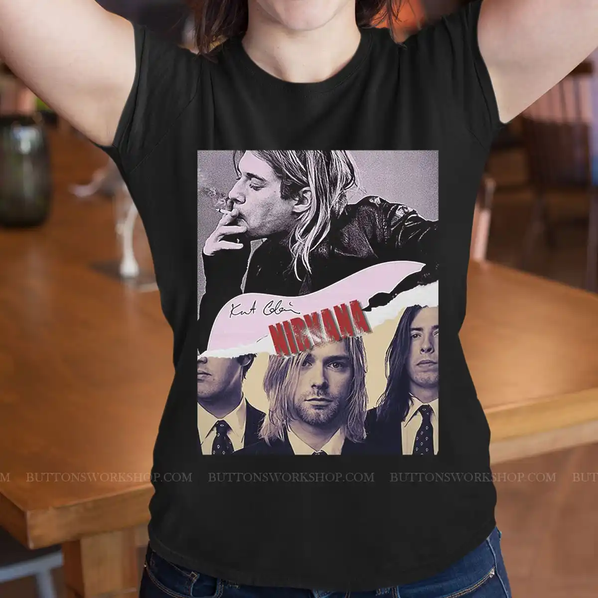 Kurt Cobain Nirvana T Shirt Unisex Tshirt