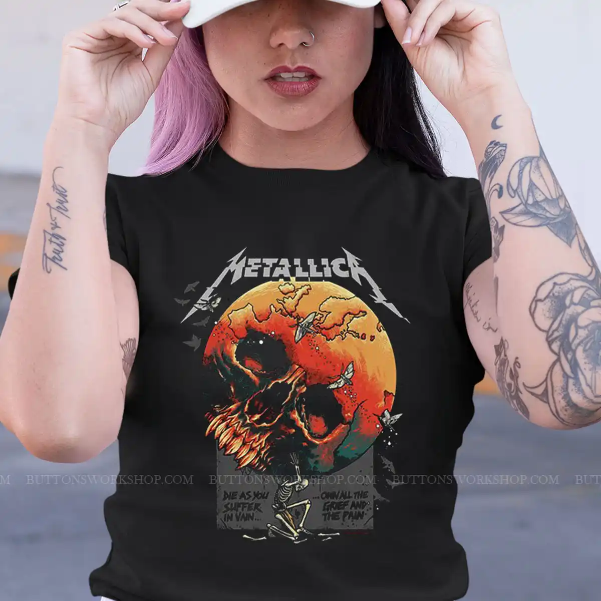 Metallica T Shirt Vintage Unisex Tshirt