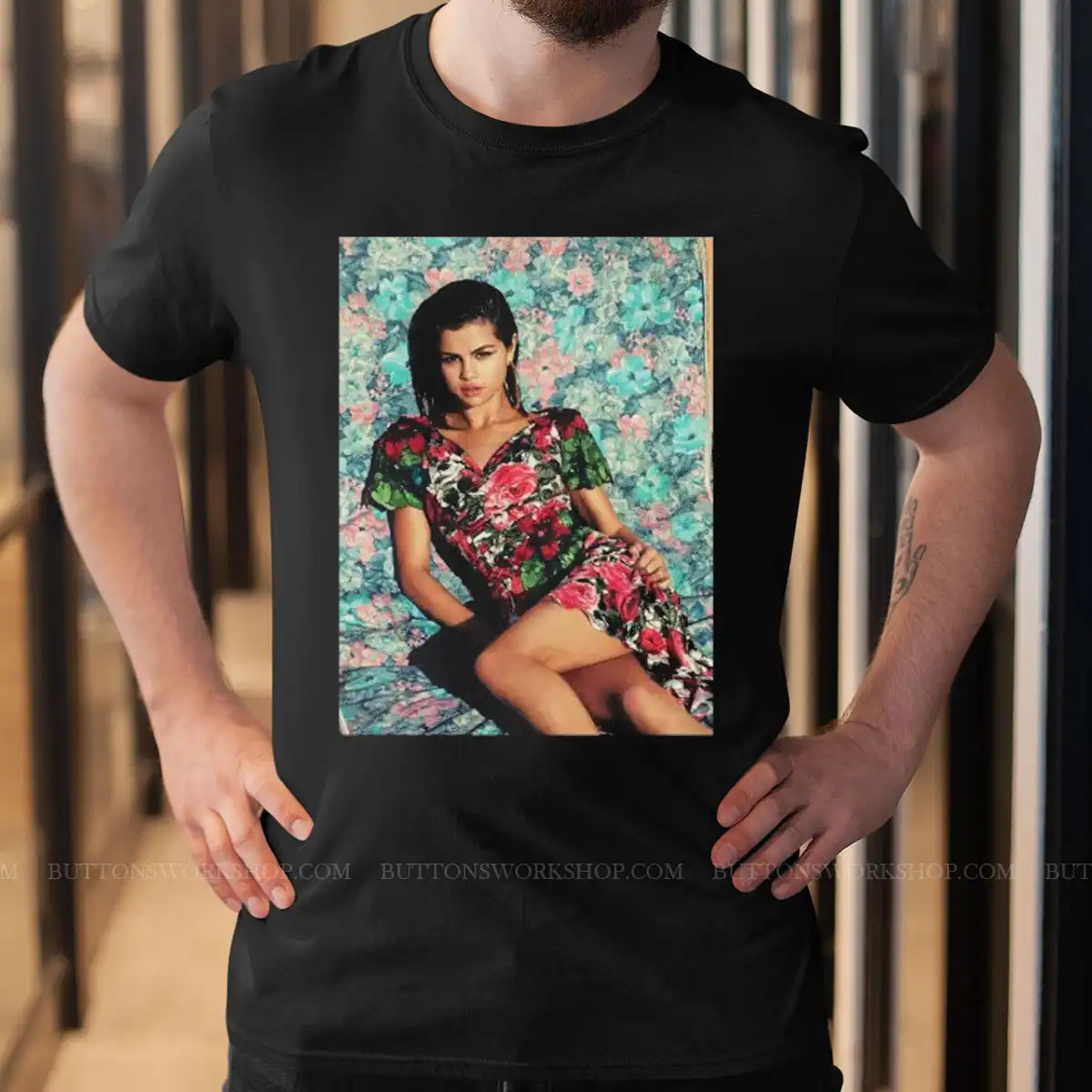 Selena Gomez Black Shirt Unisex Tshirt