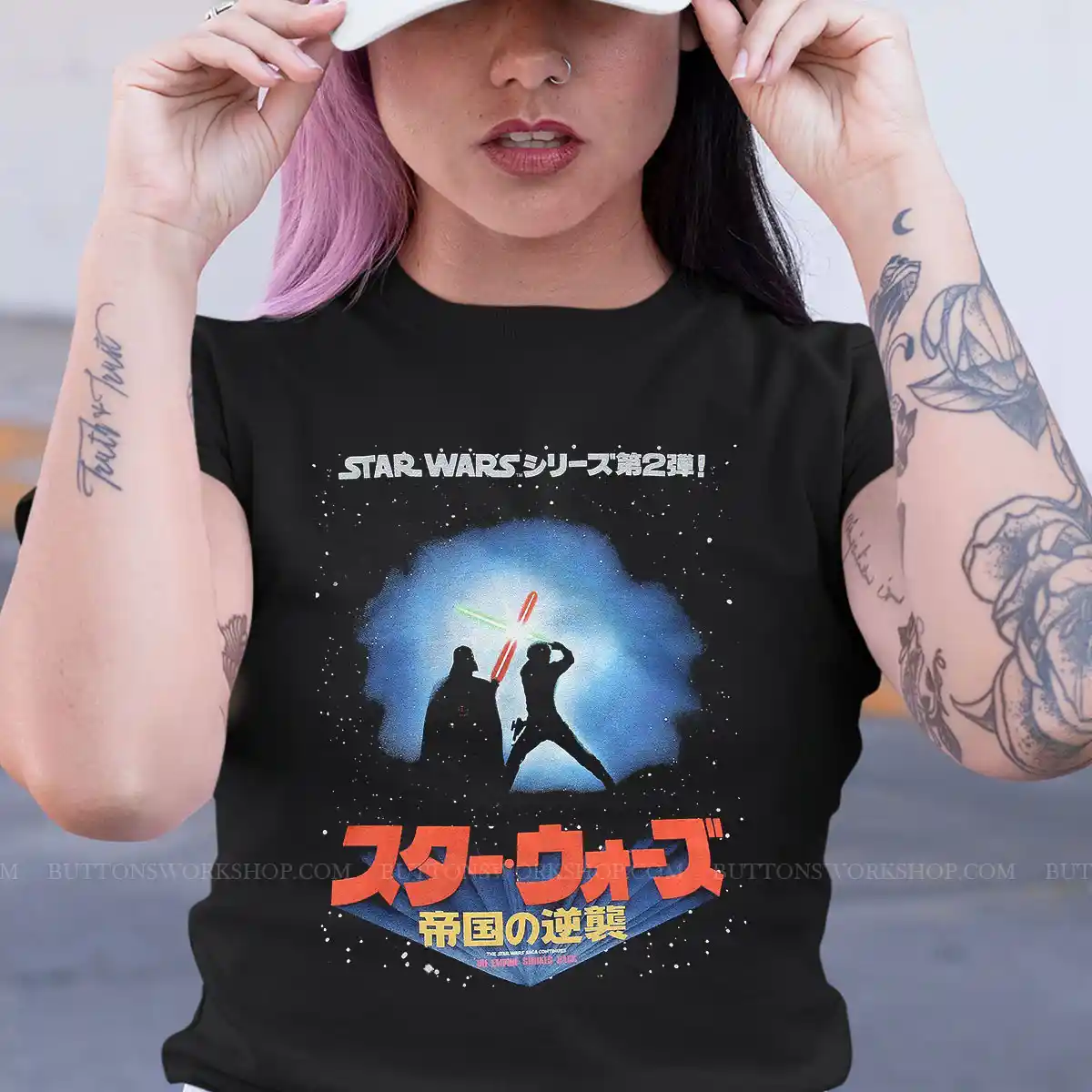 Star Wars Japanese Empire Strikes Back Poster T Shirt Unisex Tshirt