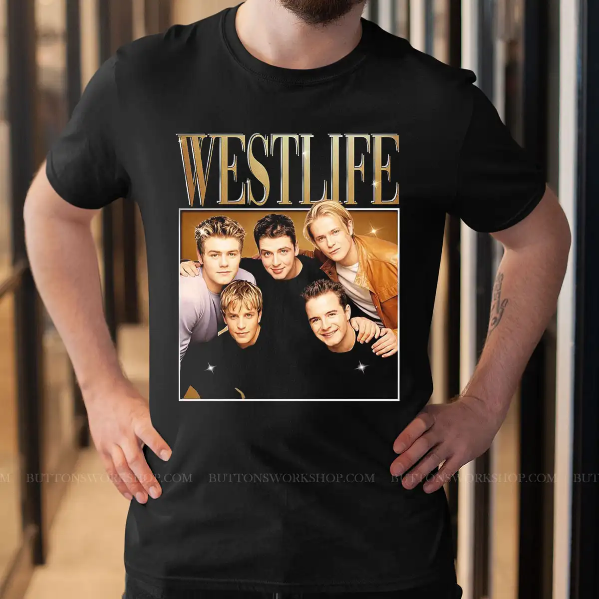 Kyst Smadre Presenter Westlife T Shirt Unisex Tshirt - buttonsworkshop.com